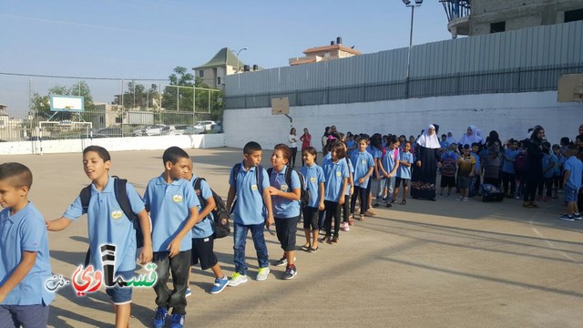  كفرقاسم- فيديو: البداية الصحيحة هي عنوان النجاح .. مدرسه جنة ابن رشد تستقبل طلابها بمراحل مدروسة وتودع حجاجها